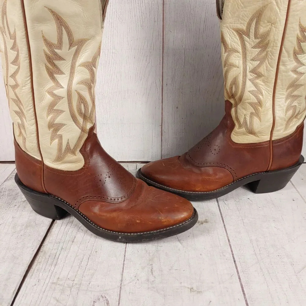 Tony Lama Sunset Renegade 4830 - Men's SIZE 11D - Buckaroo LEATHER Cowboy Boots